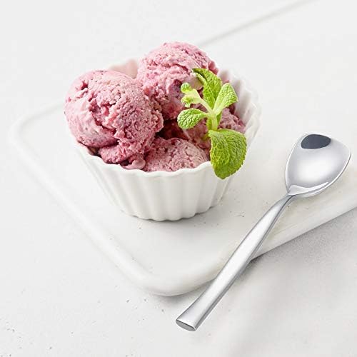 Stainless Steel Ice Cream Spoons, Dessert Spoons Set, 6 Pieces