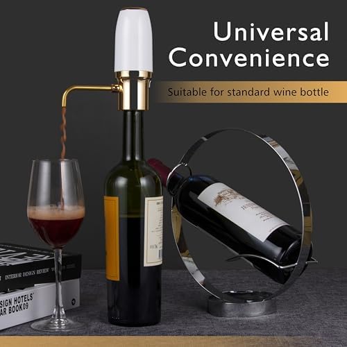 wine aerator Electric,Wine Aerator, Electric Wine Decanter, Wine Aerator Pourer Spout, Wine Dispenser, Wine Accessories， Best Gifts for Wine Lovers