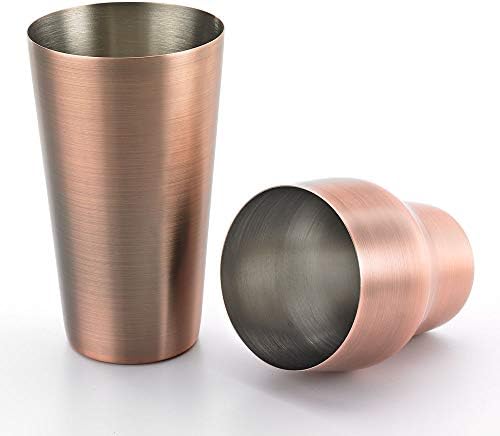 Barfly Cocktail Shaker Set, 24oz (700 ml), Antique Copper