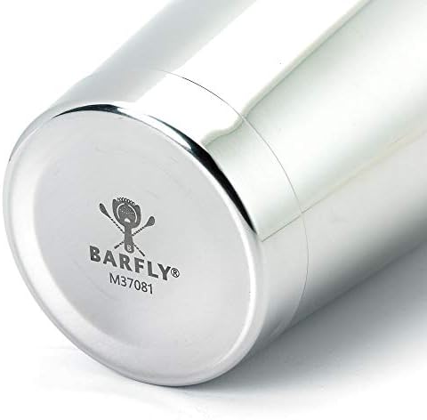 Barfly Cocktail Tin, Large 28 oz (828 ml), Stainless Steel, Double Heavy Gauge