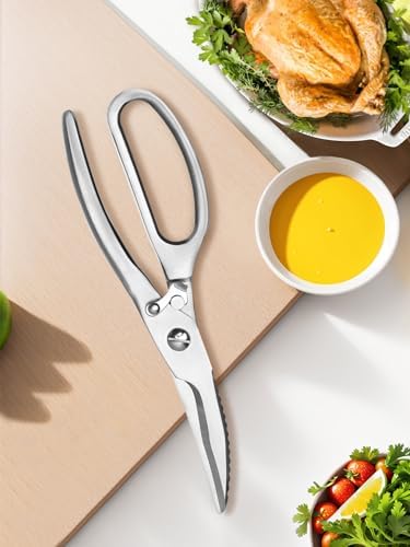 Heavy Duty Kitchen Scissors, Stainless Steel Ultra Sharp Shears