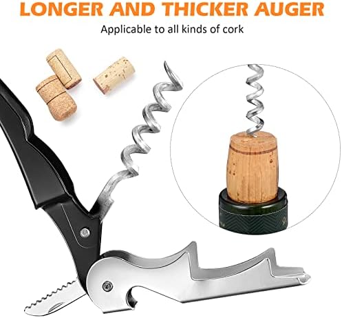 Honoson 40 Pieces Wine Opener Bulk Corkscrew Bottle Wine Key, Bright Colors