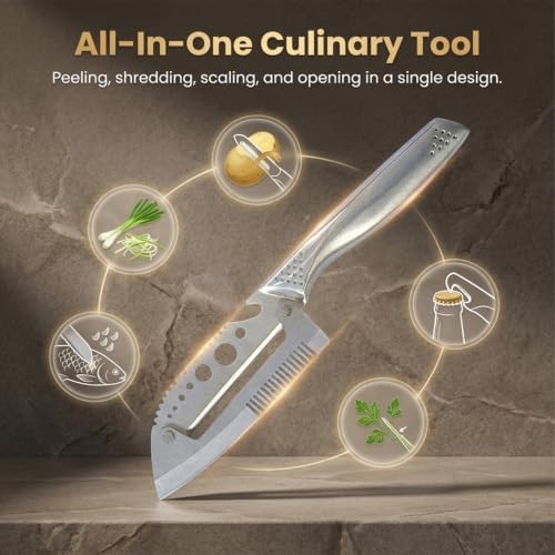 7-in-1 Stainless Steel Vegetable Peeler with Julienne & Herb Stripper 2pc