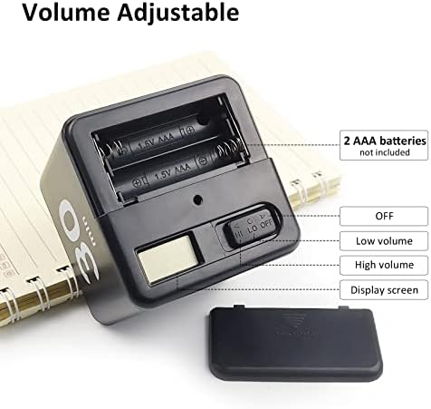 Feilifan Flip Timer, Productivity Cube Timer, 15-20-30-60 Minute Preset