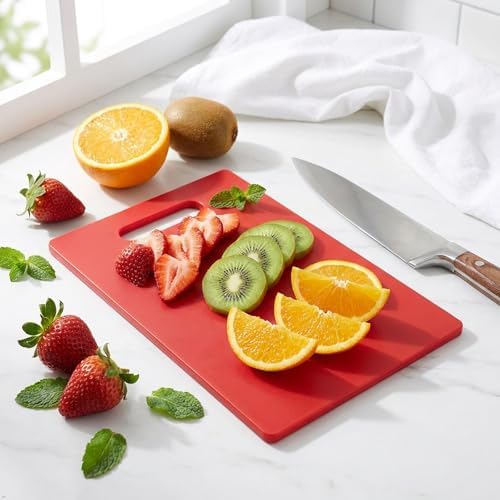 4-Piece Small Plastic Cutting Board with Handles