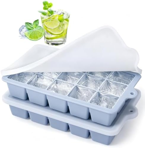 Silicone Ice Cube Trays With Lid