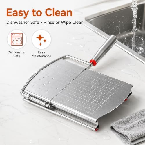 Kitchen Cheese Slicer, Handheld Cheese Cutter Board