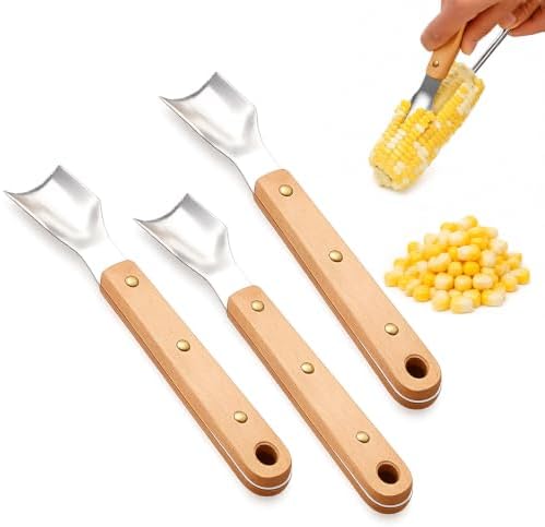 Corn Peeler for Corn on The Cob, Corn Cob Stripper Tool (3 PCS)