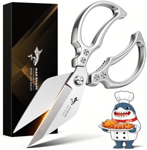 MAD SHARK Heavy Duty Kitchen Shears, All Purpose Kitchen Scissors