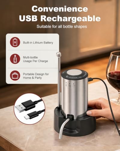 Wine Aerator Pourer Spout – Oxygenation, Drip‑Free, Fits All Bottles