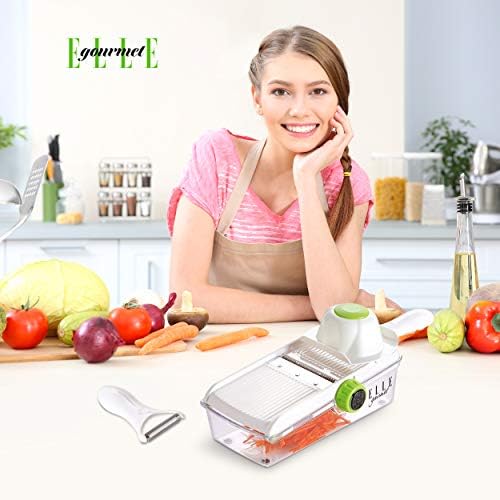 Mandoline Slicer Sets – Multiple Pieces & Parts Included for Slicing, Chopping and Peeling
