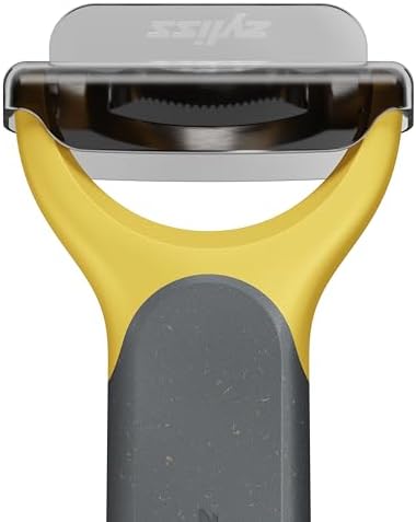 Zyliss Corn Stripper – Extra Sharp Corn on the Cob Stripper Tool & Kernel Remover with Stainless Steel Serrated Blade – Ergonomic Handle – Dishwasher Safe – Yellow/Black