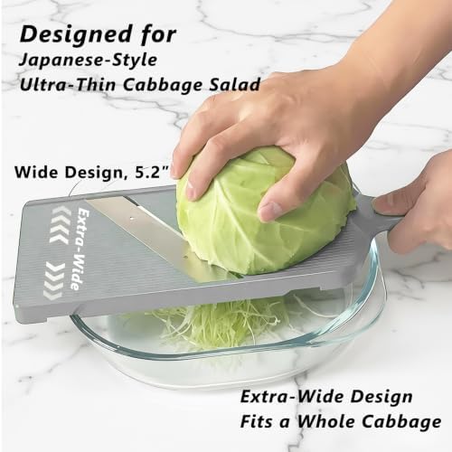 Large Cabbage Shredder 1mm Ultra-Thin Mandoline Slicer