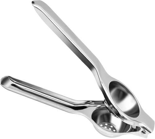 VIER Citrus Juicer 18/10 (304) Stainless Steel Citrus Juicer Juicer for Lemons Orange Pomegranates Etc Manual 7cm Diameter Restaurant Kitchen Bar Anti Etching