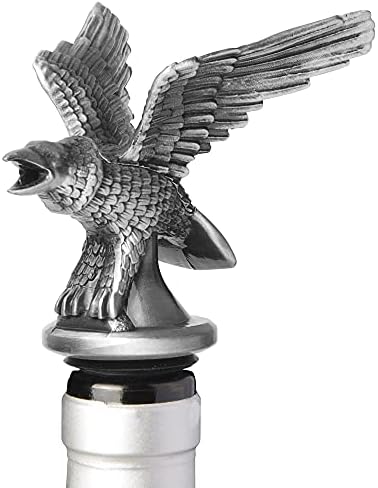 Stainless Steel Eagle Wine Aerator Pourer - Deluxe Decanter Spout for Robust Red and White Wine - Pour Amore Bottle Pourer/Stopper & Air Diffuser by Chris's Stuff