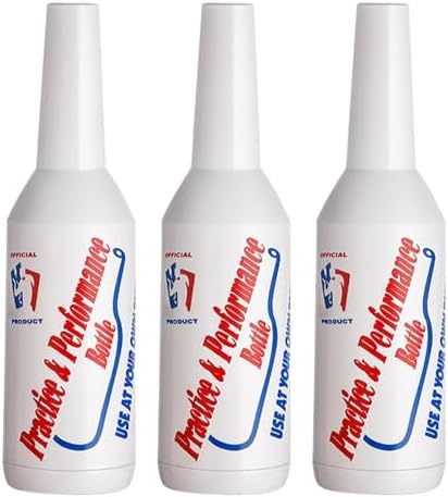 SuproBarware Flair Bottles Practice Set of 3 Bartender Practice Bottle 25oz/750ml Flair Bartending Kit Performance Training Bar Liquor White Decorative Shaker for Bar Pub Wine Cocktail