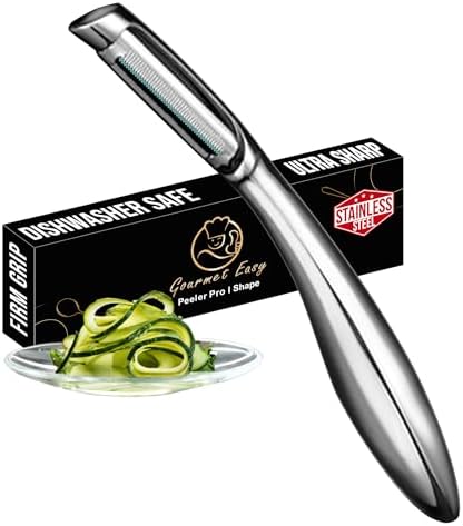 Gourmet Easy Vegetable Peeler Ultra Sharp Stainless Steel Blade (I Peeler)