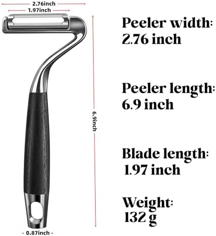 Swivel Vegetable Peeler，stainless steel flat peeler