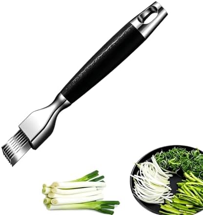 Green Onion Slicer Cutter, Stainless Steel Shred Silk Knife
