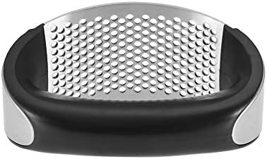 Garlic Press Masher, Home Kitchen Mincer Tool Stainless Steel Garlic Presser Crusher Squeezer Masher Professional Kitchen Gadgets Garlic Chopper with Handle for Smash Garlic