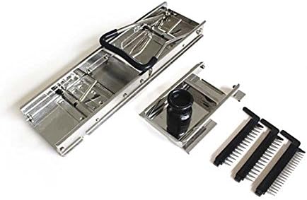 Mandoline Slicer - Vegetable Slicer - Stainless Steel by Gourmet Tek