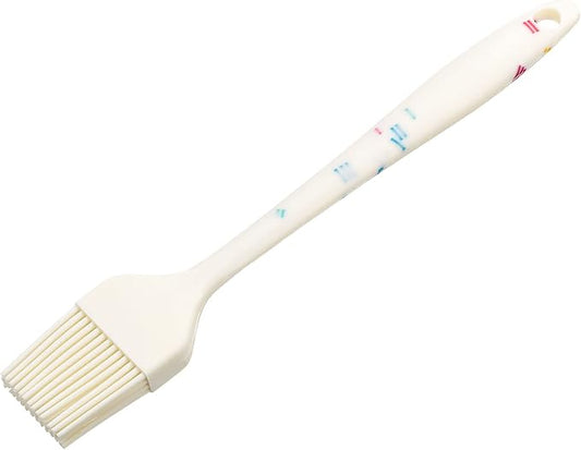 uxcell Basting Pastry Brush, 8" Silicone Flexible Brushes for Baking, Cooking, Grilling, White