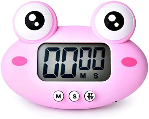 Cute Cartoon Animal Timer, Digital Kitchen Timer Magnetic Countdown Timer with on Off Switch and Large LCD Display for Cooking, Baking, Classroom Supplies