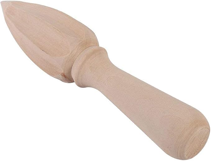 Fdit Wooden Hand Juicer, Citrus Fruit Reamer, Easy to Use with Comfortable Grip, Manual Operation for Lemon Orange Lime, Kitchenware Tool for Home Restaurant
