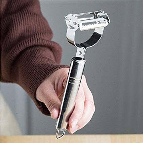 Stainless Steel Dual Blade Vegetable Peeler,Premium Potato Peelers for Kitchen, Grade Julienne Cutter, Slicer, Shredder, Scraper - Fruit, Potatoes, Carrot, Cucumber - Kitchen, Home Staple