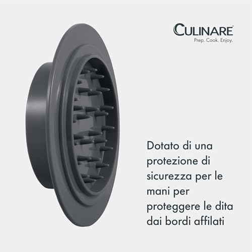 Culinare Multi-Blade Mandoline Slicer, Vegetable, Cheese Chopper and Grater, 4 Interchangeable Blades, Safety Guard, Non-Slip Base