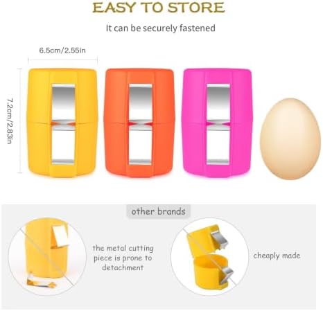 2-in-1 Handheld Raw Egg Cracker & Shell Opener, Handheld Egg Cracker Tool