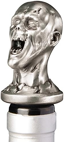 Stainless Steel Zombie Wine Aerator Pourer - Deluxe Decanter Spout for Robust Red and White Wine - Pour Amore Bottle Pourer/Stopper & Air Diffuser by Chris's Stuff