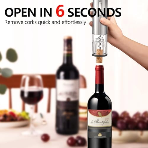 Electric Wine Opener, Rechargeable Automatic Wine Bottle Opener