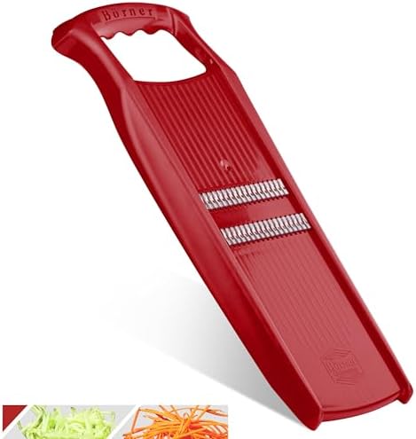 BORNER Roko PowerLine | Vegetable Grater Börner - Quality Made in Germany, Color:Red