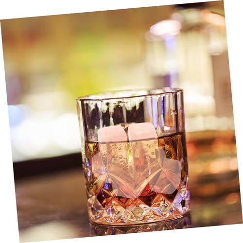 6pcs Reusable Quartz Whiskey Stones for Drinks Elegant for Chilling Cocktails Enhancing Your Bar for