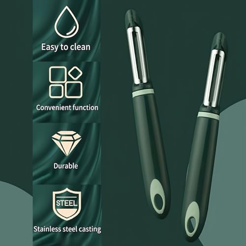 30 Pack Vegetable Potato Peeler for Kitchen,Ergonomic Soft-Touch Handle-Black (Aquamarine, 30 Pack)