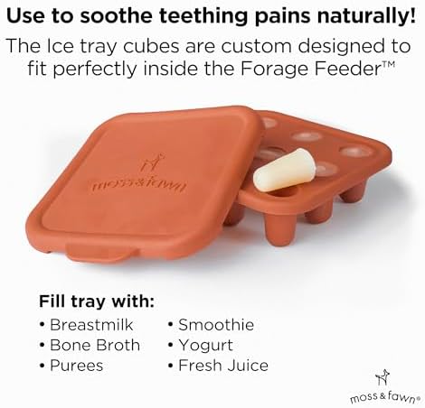 Moss and Fawn Ice Cube Tray - Breast Milk Popsicle Mold - Terracotta