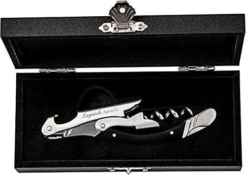 Laguiole Style de Vie corkscrew, bottle opener with foil cutter, ebony
