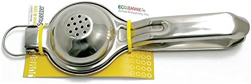 Heavy Duty Jumbo Food Grade #304 Stainless Steel Lemon Juicer (LS0001),Commercial Grade Unbreakable Anti-Corrosive Premium Quality Manual Squeezer,Citrus Juicer w/Free Citrus Tap