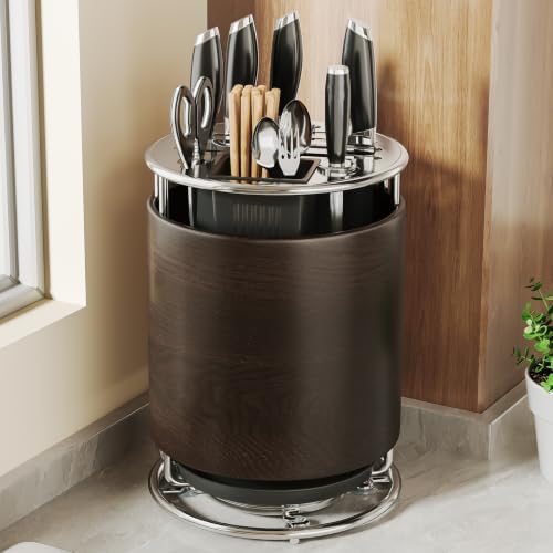 PureBox 360° Rotating Knife Block and Knife Holder (Knives Not Included)