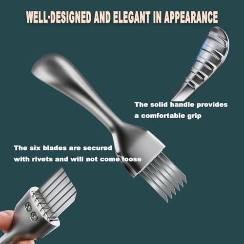 Stainless Steel Green Onion Slicer Cutter with Solid Handle for Garlic