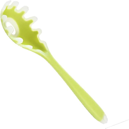 Silicone Spaghetti Server, Silicone Pasta Fork, Non-Stick Spaghetti Spoon - 28.5cm Length - Green 2