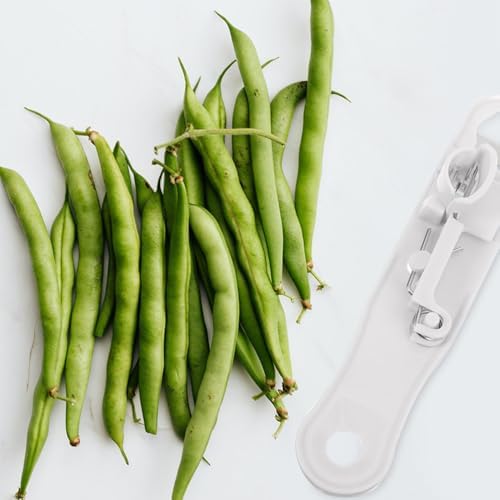 Bean Slicer Long Bean Cutter Multifunctional Vegetable Slicer Cutter for French Style Beans Stripper Peeler 3-piece Set Kitchen Tool for Prep
