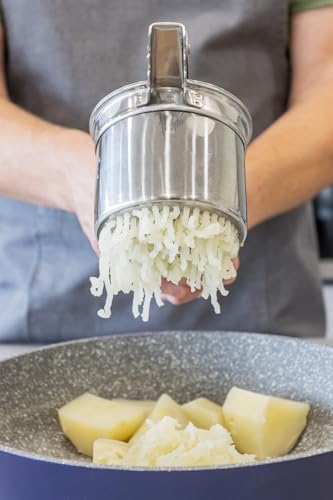 MasterClass Deluxe Stainless Steel Potato Ricer, 31 cm (12"), Silver