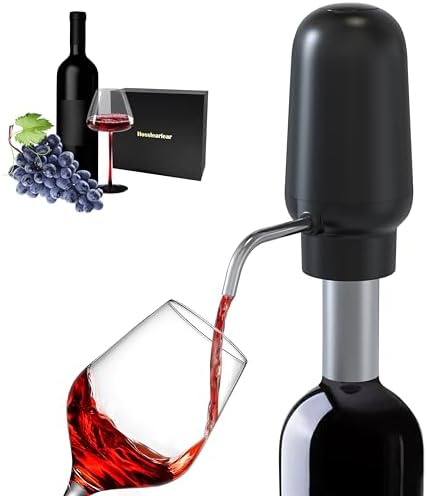 Wine Aerator Electric Rechargeable with USB-C Port, Wine Dispenser Serving 30 Bottles More Per Charge, Enhancing the Flavor Instantly, 100% Food-Safe, Perfect Wine Gifts for Women and Men