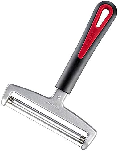 Westmark Special Gallant Wire Cheese Slicer – Stainless Steel Wire Cutter with Angle-Controlled Thickness, Multipurpose Cheese Slicer for Gouda, Emmental & Edam, Red & Black