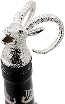 Animal Wine Aerator & Liquor Pourer for Bar,Home and Party Wine Pourer Aerator Festival Gift (Antelope Silver)