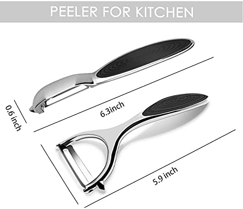 Vegetable Peeler & Stainless Steel Kitchen Tongs