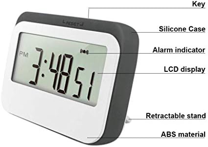 VPAL Digital Kitchen Timer 12/24 Hours Alarm Clock with Magnetic Back and Retractable Stand, Large LCD Display