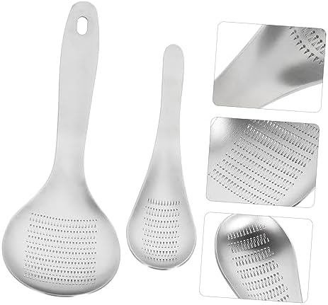 Garlic Press 2pcs Garlic Ginger Fruits Root Vegetable Grater Spoon Stainless Steel Mincer Masher and Crusher for Kitchen Tool Rolling Pin
